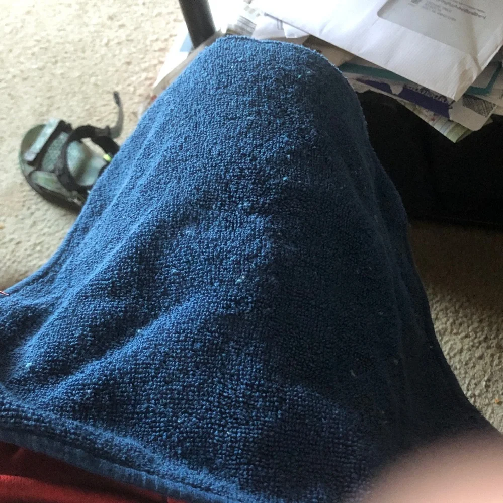 Children's Blue wash cloth Soft Absorbent